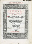 Durantis, Guilelmus: Speculator