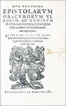 Hutten, Ulrich von - Rubeanus, Johannes Crotus -...