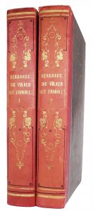 Berghaus, Heinrich: Die Völker des Erdballs nach ihrer Abstammung und Verwandtschaft, und ihren Eigenthümlichkeiten in Regierungsform, Religion, Sitte und Tracht