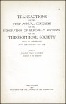 Rudolf Steiner - Manen, Johan van [Hrsg.]: Transactions...