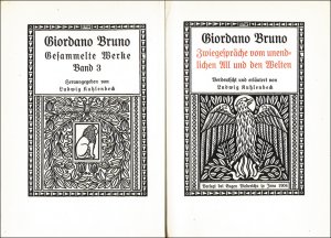 Bruno, Giordano: Gesammelte Werke.