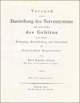 Carus, Carl Gustav: Versuch einer Darstellung des...