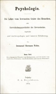 Fichte, Immanuel Herm.: Psychologie.