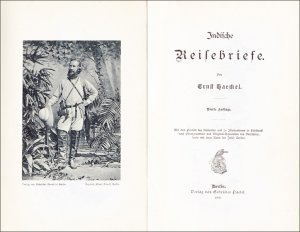Haeckel, Ernst: Indische Reisebriefe.