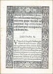 Leo X. (Giovanni de Medici) u. Jacopo Sadoleto: Breue...