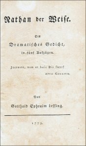 Lessing, Gotthold Ephraim: Nathan der Weise.