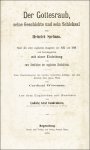 Spelman, Heinrich: Der Gottesraub, seine Geschichte und...